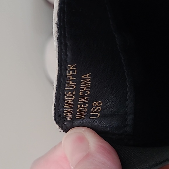 Mi.iM Cream & Black Pullon Ankle Boots with Zebra Print size 8 - Picture 7 of 11